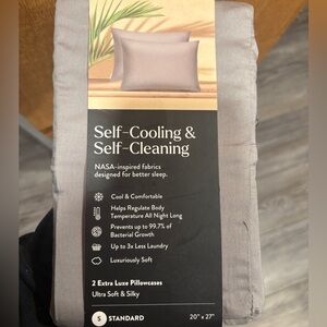 Miracle Self-Cooling Pillowcases - Silver